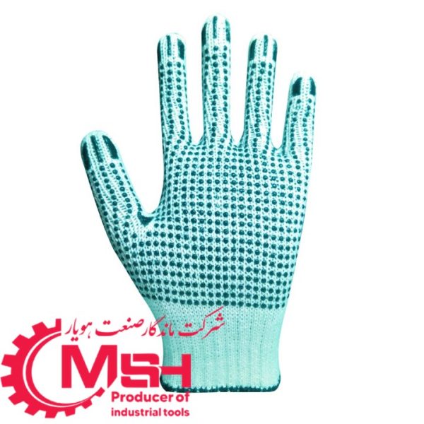 دستکش ریزبافت خالدار